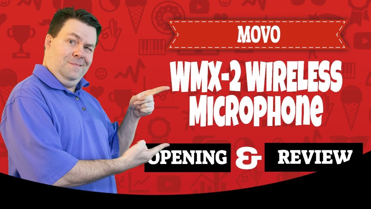 MOVO WMX-2 Wireless Microphone System Box Opening