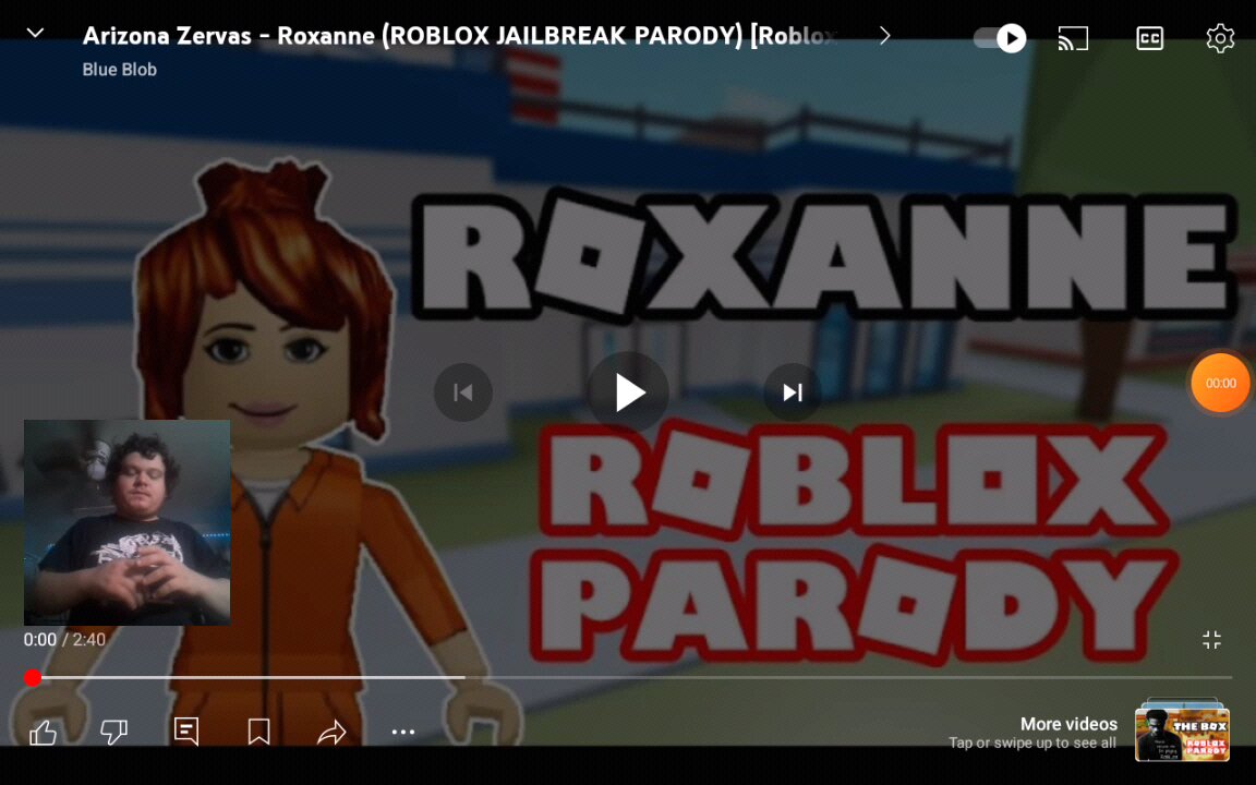 Reacting To Arizona Zervas - Roxanne (Roblox Jailbreak Parody) [Roblox Music Video]