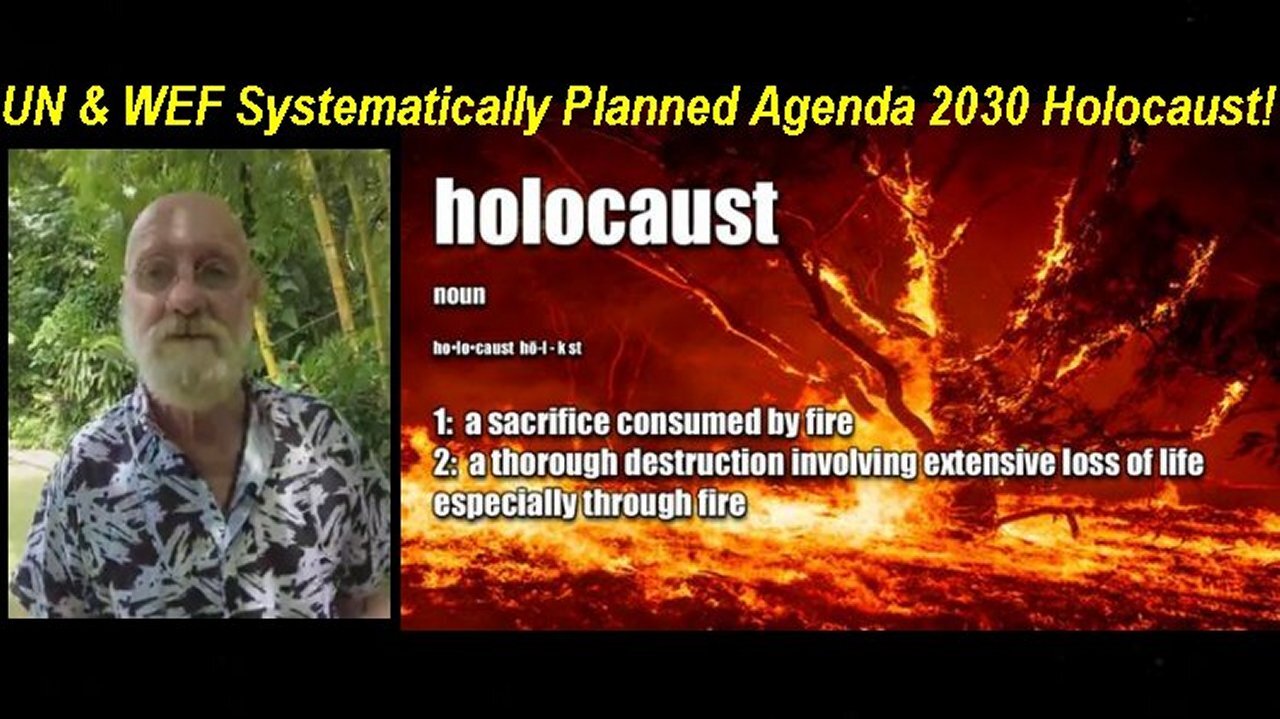 Max Igan: A Systematically Planned WEF & UN Agenda 2030 Holocaust! [30.08.2023]