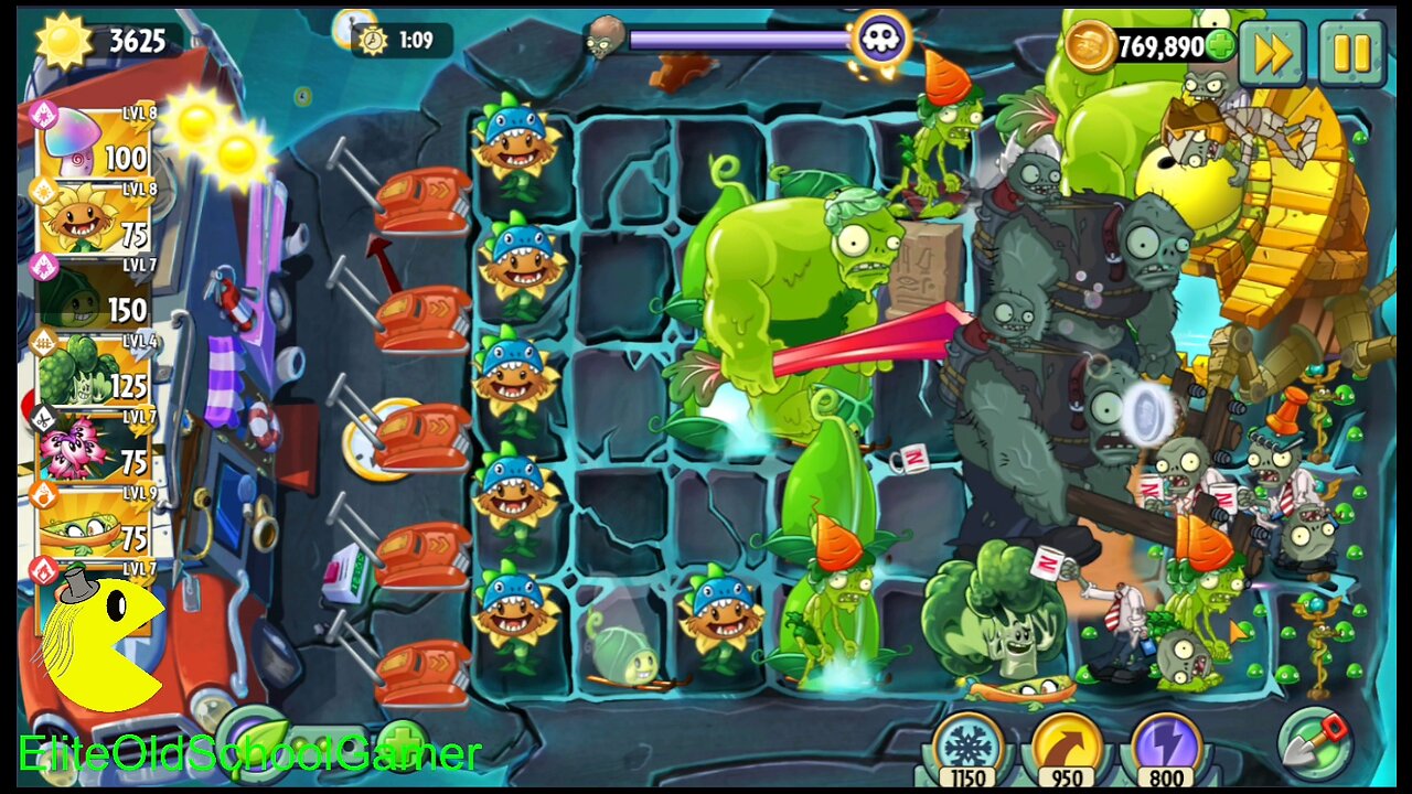 Plants vs Zombies 2 - Penny's Pursuit - Zomboss - GEM Plant Showcase - Hypno-shroom - May 2023