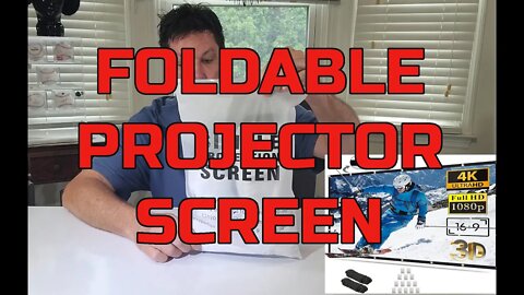 Cool Idea - Easy To Install - Cloth Projector Screen