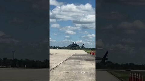B-407 departing