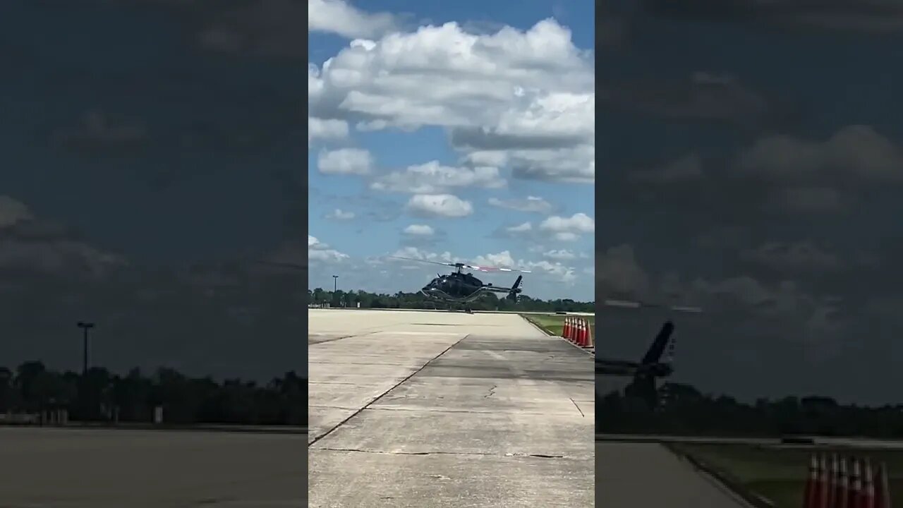 B-407 departing