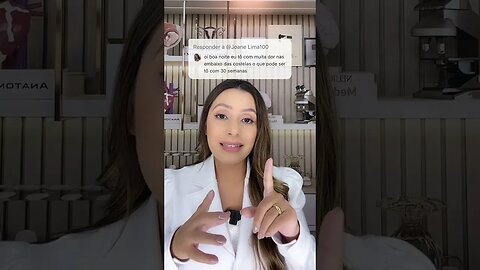 Dor abaixo das costelas com 30 semanas de gestação é normal?