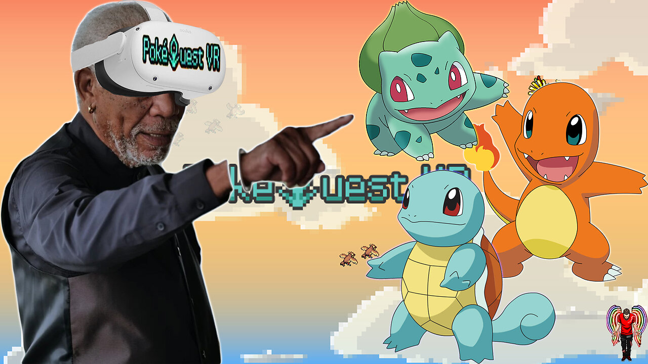 Morgan Freeman Begins His Pokemon Journey In VR | Pokequest VR