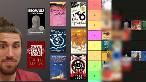 tier-ranking HIGH SCHOOL books we were forced to read 🤬