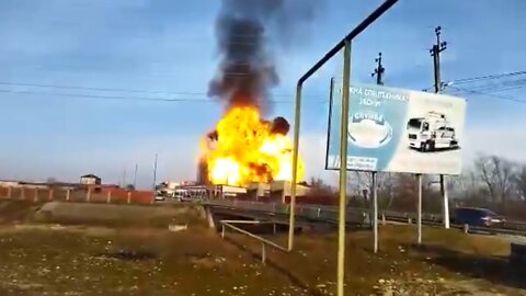 Gas tank explodes in Chechen village of Gekhi