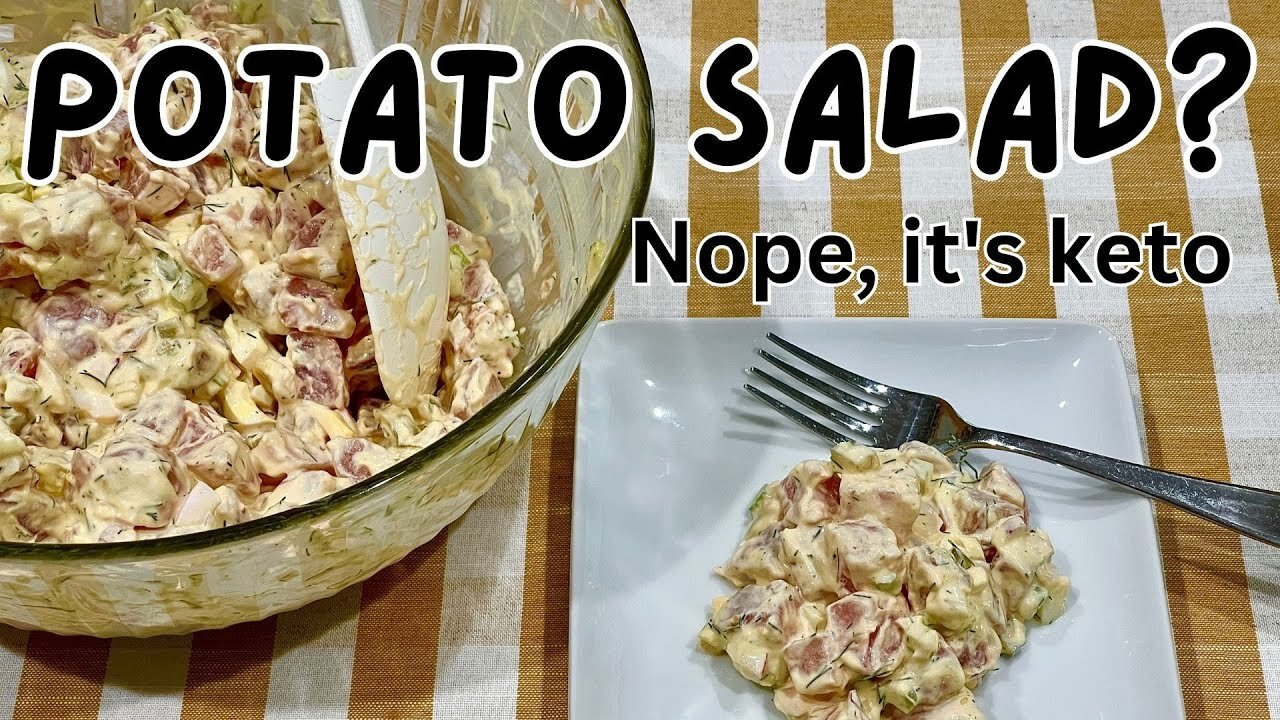 Keto "Potato" Salad - So Good It Will Fool Your Family and Friends