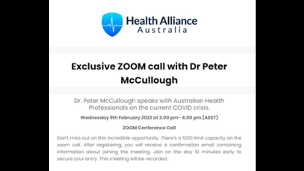 SAIF 25 - Health Alliance Australia Exclusive Zoom & Parents you are not your child's sovereign.