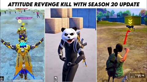 Attitude Revenge Kill 🥵 With Season 20 Update | Pubg New Update | Part 34 | Xbot 2.0