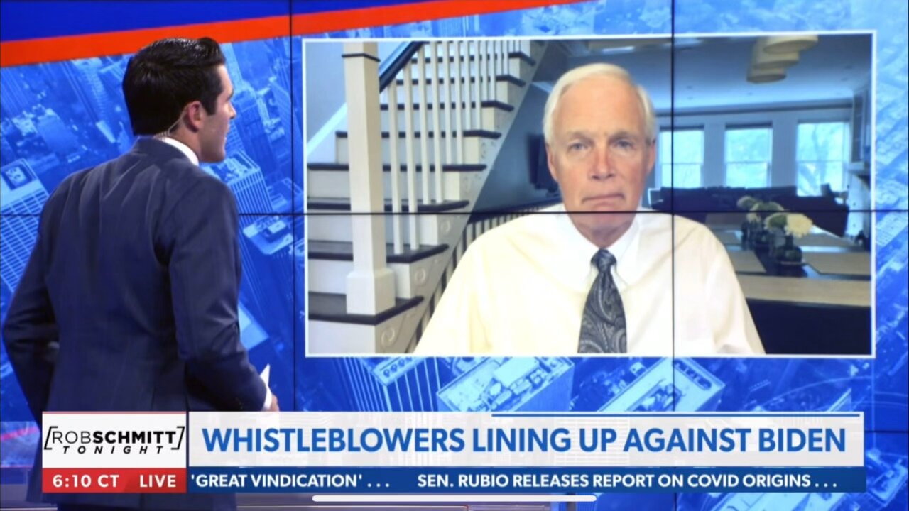 ROB SCHMITT-5/17/23-RON JOHNSON-WHISTLEBLOWERS LINING UP AGAINST BIDEN BUT DOES IT GO ANYWHERE?