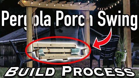 How To Build Porch Swing For Pergola Smokeless Fire Pit Area