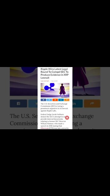 Ripple Wins Latest Legal Round To Compel SEC #cryptomash #cryptomashnews #viralvideo2022
