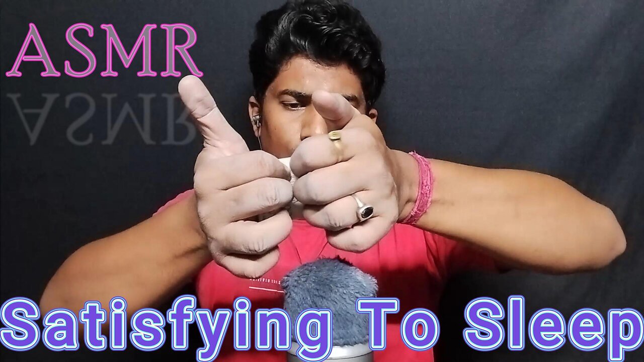 asmr hand mic scratching and tapping to sleep