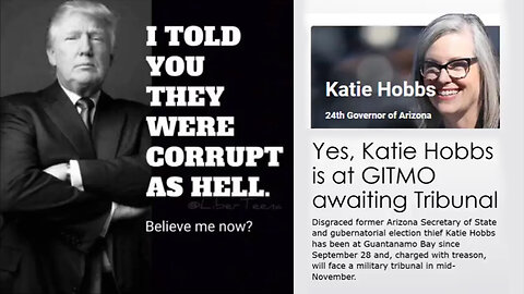 Katie Hobbs is at GITMO awaiting TRIBUNAL