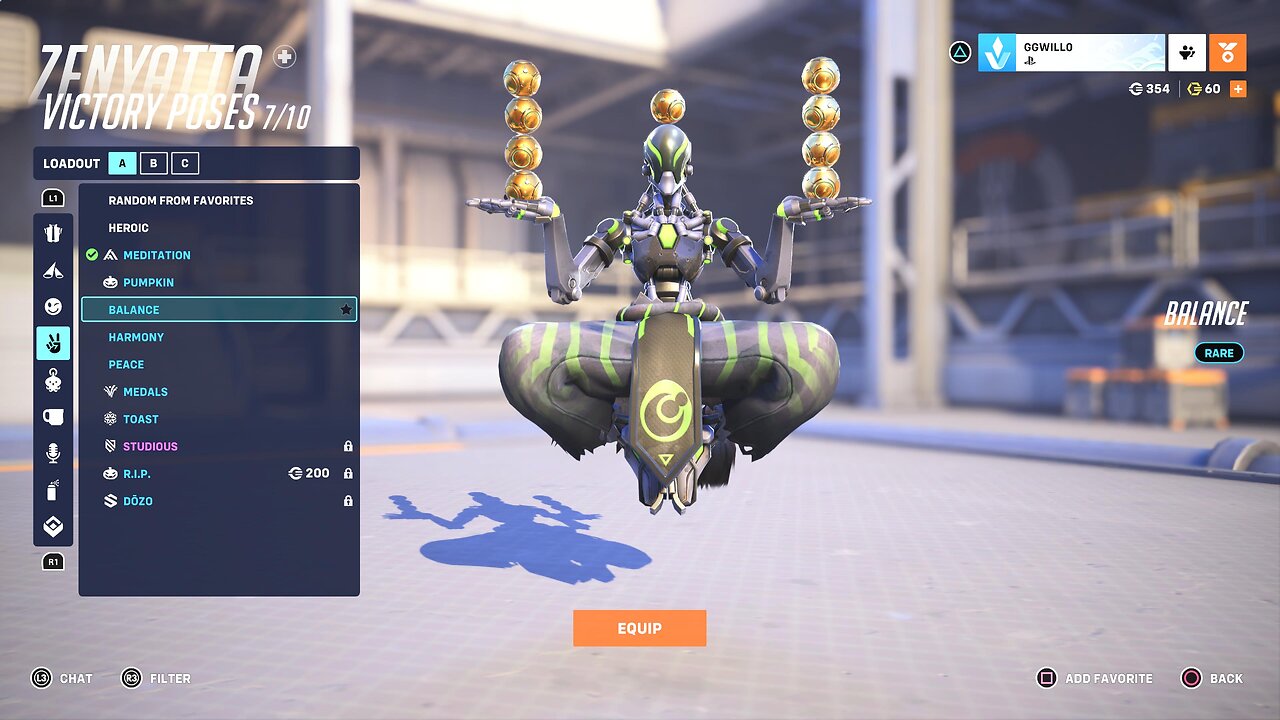 Explore: Zenyatta Emotes