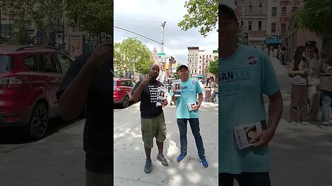 I'm here at 50 Madison with Ben, the Husband of susanleenyc supporting teamsusan23 for Election