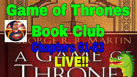 Game of Thrones Book Club LIVE | Chapter 61-63 reaction and discussion |a Stream by the crossroads