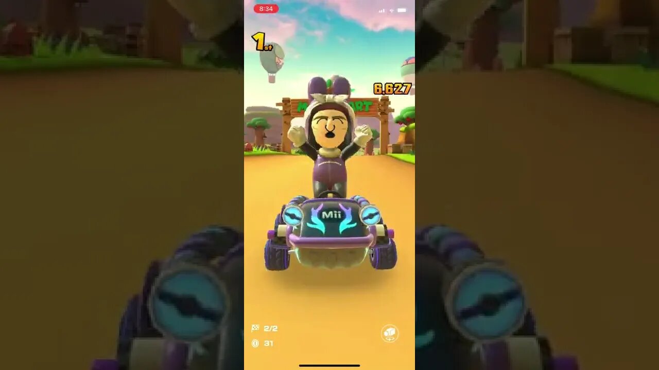 Mario Kart Tour - Nabbit Mii Racing Suit Gameplay