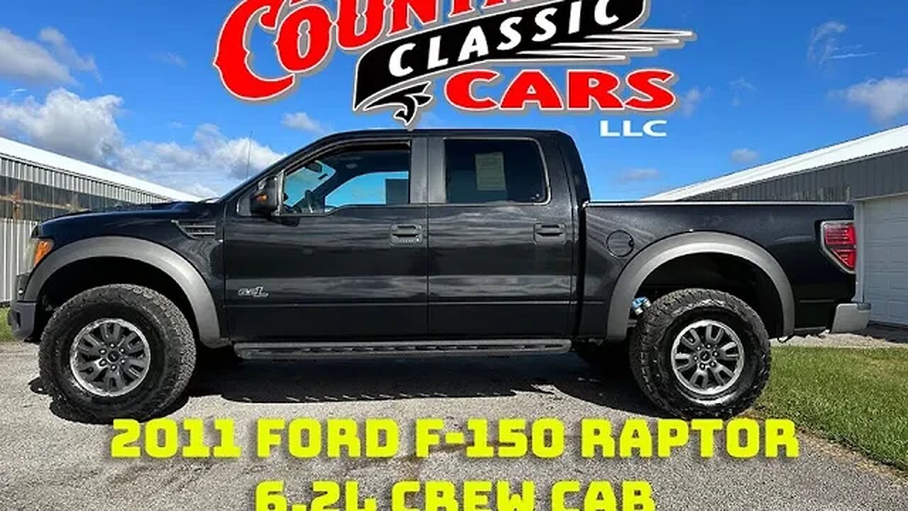 2011 Ford F-150 SVT Raptor 6.2L Crew Cab