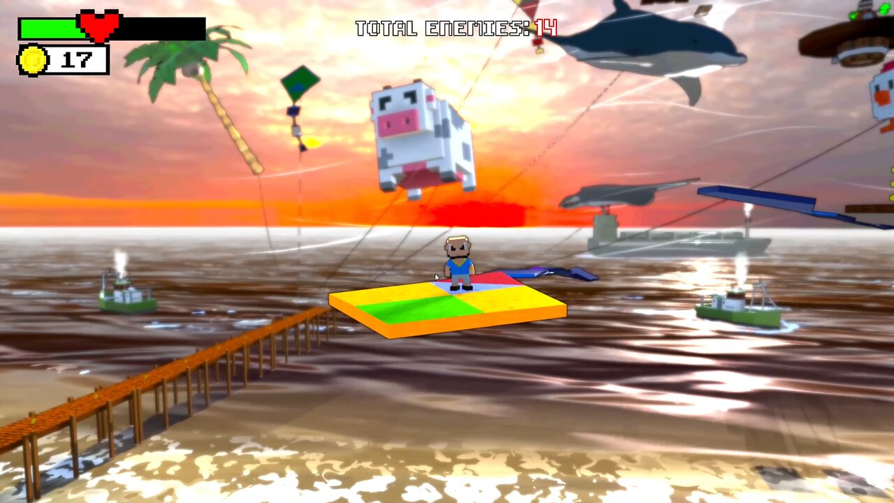 Trying to beat my Kite Sky Park level. Failed.