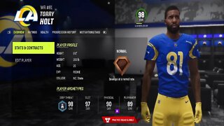 How To Create Torry Holt Madden 23