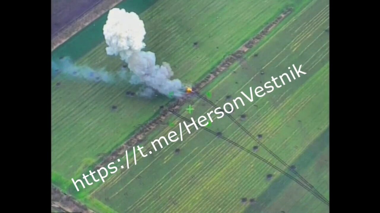 Destruction of Ukrainian artillery near Krivoy Rog