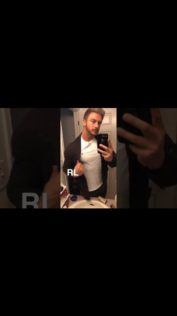 Before a photoshoot for Ralph Lauren