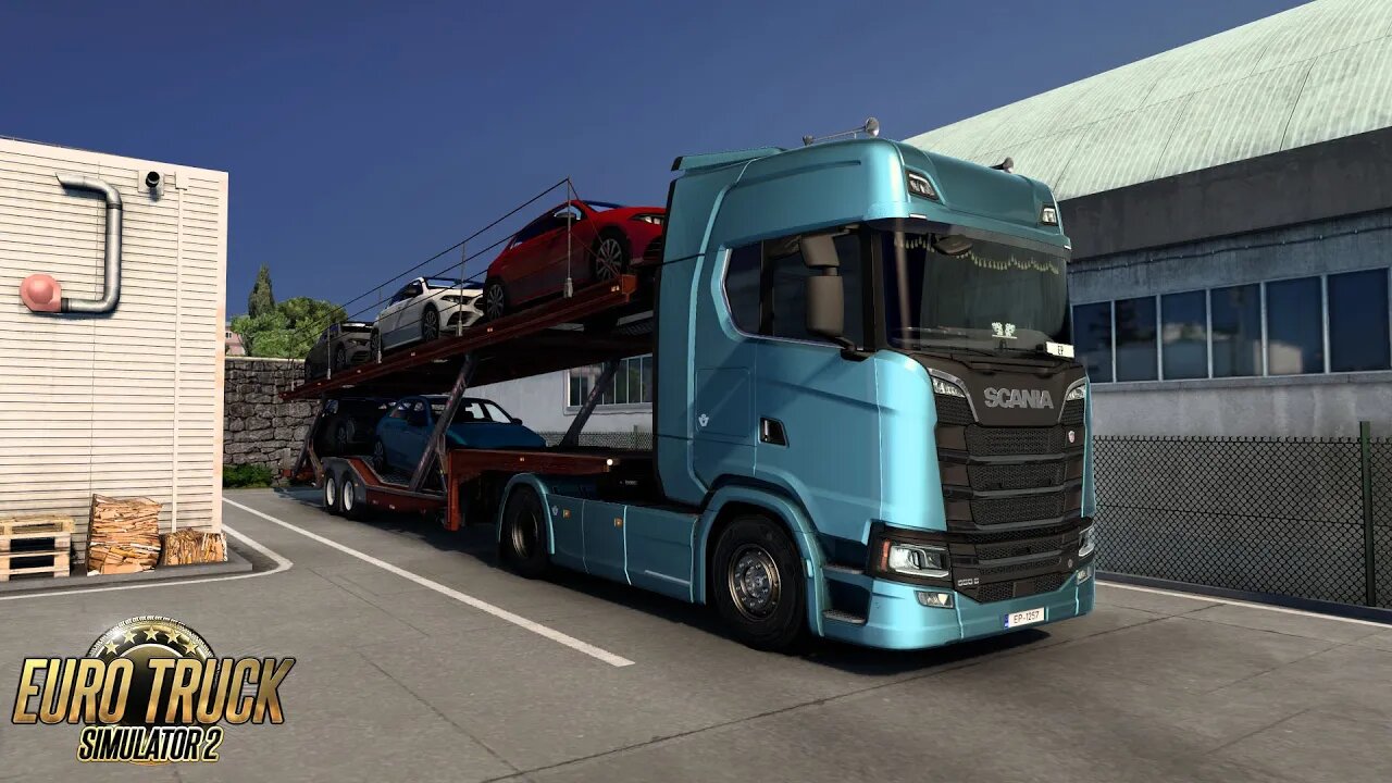 ETS2 Gameplay | Scania 650 S | Rome to Pescara | Cars 8t