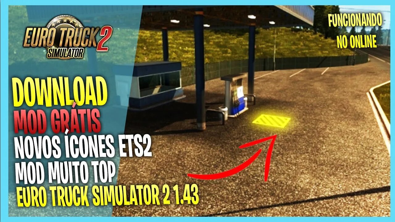 ▶️ETS2 1.43 NOVOS ICONES EM EMPRESAS GARAGENS OFICINA ETC... EURO TRUCK SIMULATOR 2 1.43