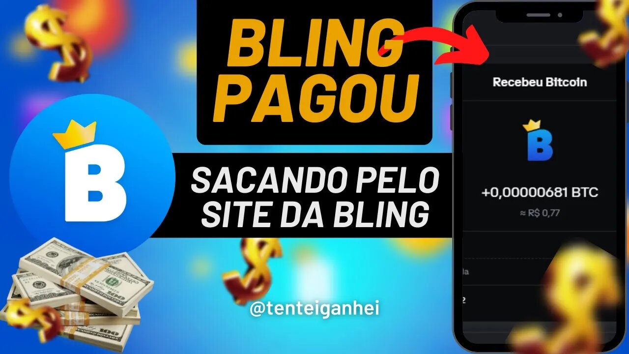 ✅ BLING PAGOU via Coinbase, pelo seu SITE OFICIAL - BLING FINANCIAL ✅