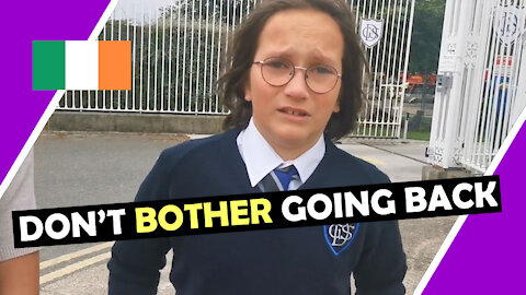 IRELAND Kid Refused School For NO MASK - DON'T BOTHER GOING BACK! #Homeschool