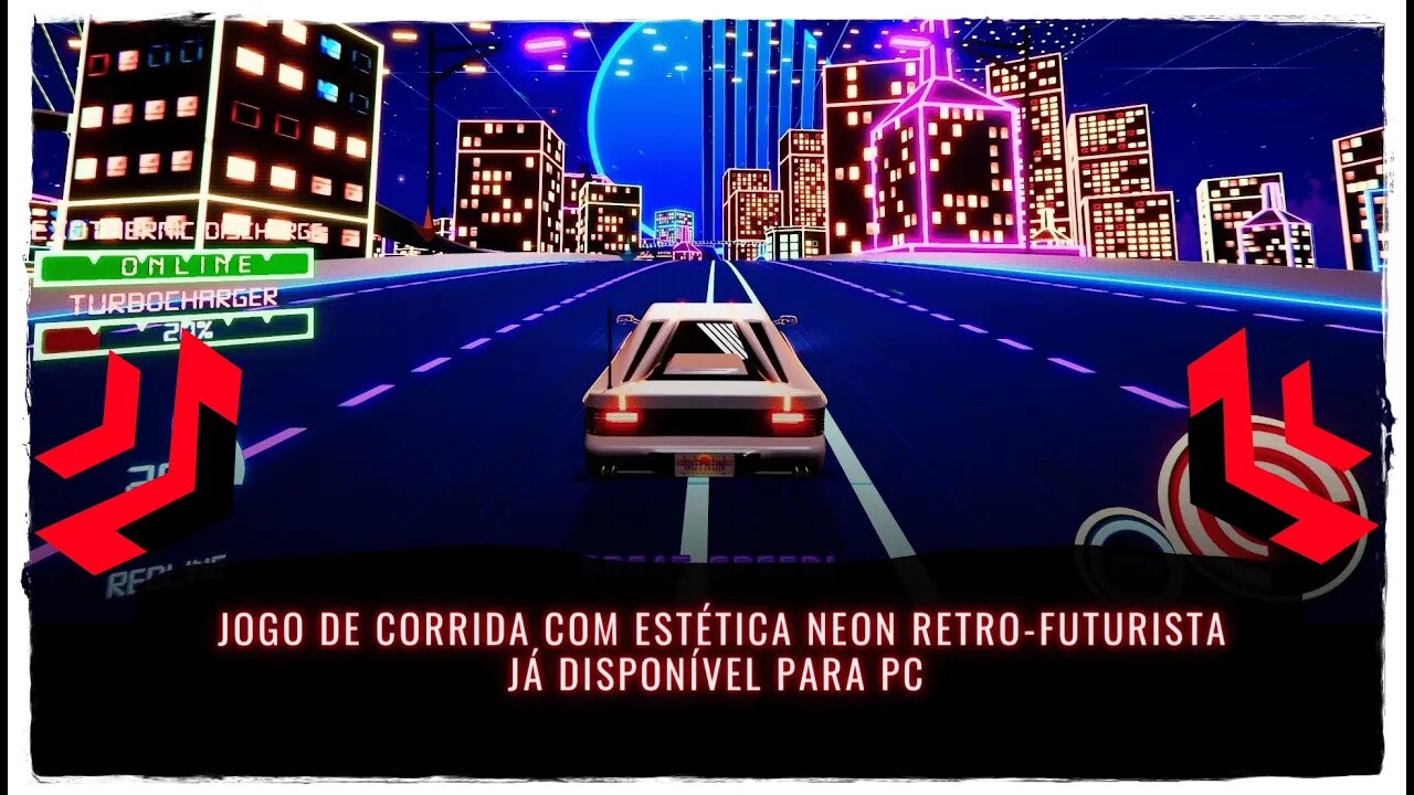 Outmode - Jogo de Corrida com Estética Neon Retro-Futurista Já Disponível para PC