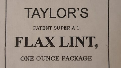 Civil War Lint: Medical artifact reveal! What is patent lint, it's purpose, and how was it used?