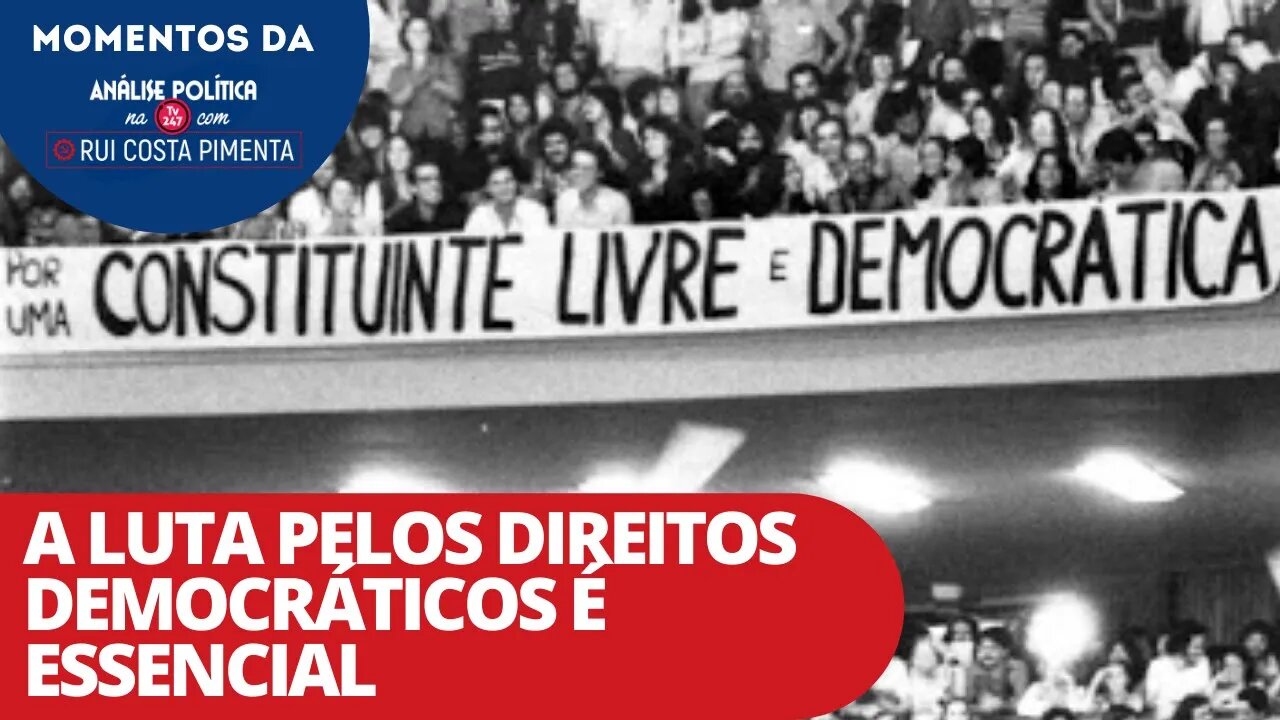 A luta pelos direitos democráticos é essencial | Momentos da Análise Política na TV247