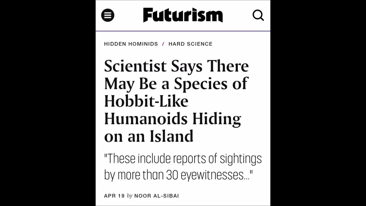 Living Breathing Hobbits Found Paranormal News