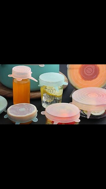 Food Silicone Cover Reusable Silicone Lids Caps
