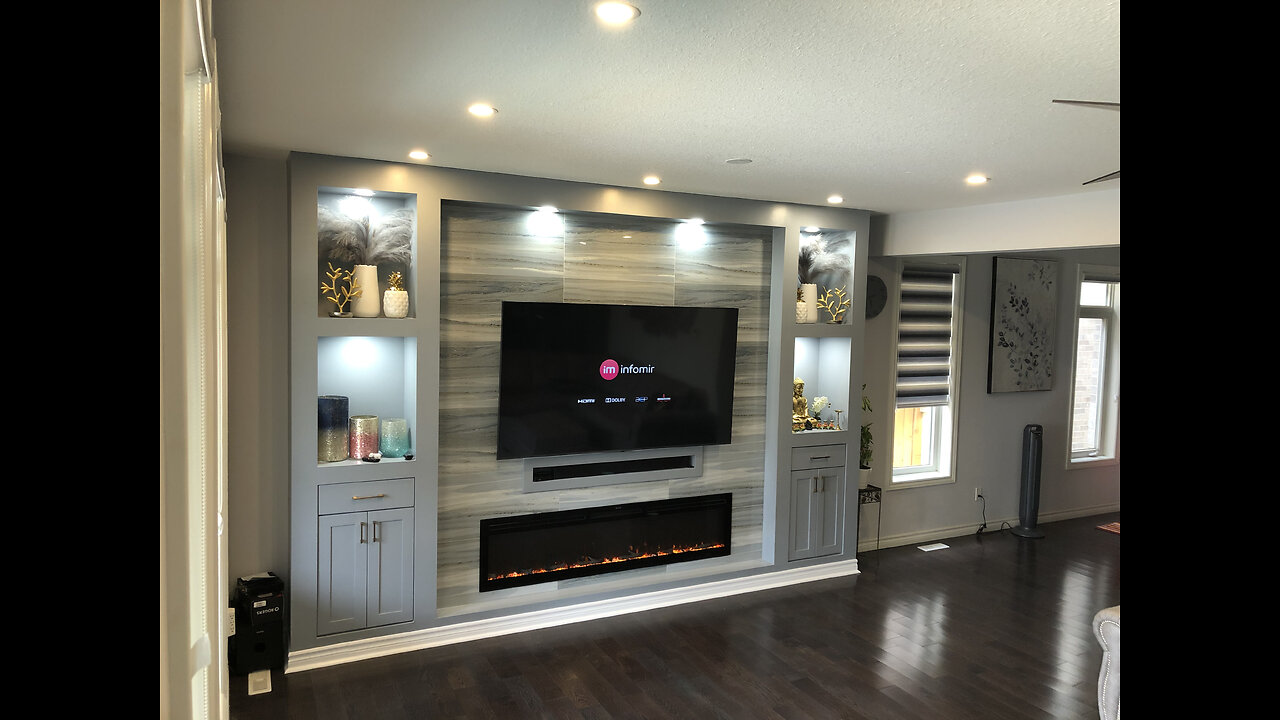 How to Build a Custom Built-in Entertainment Center