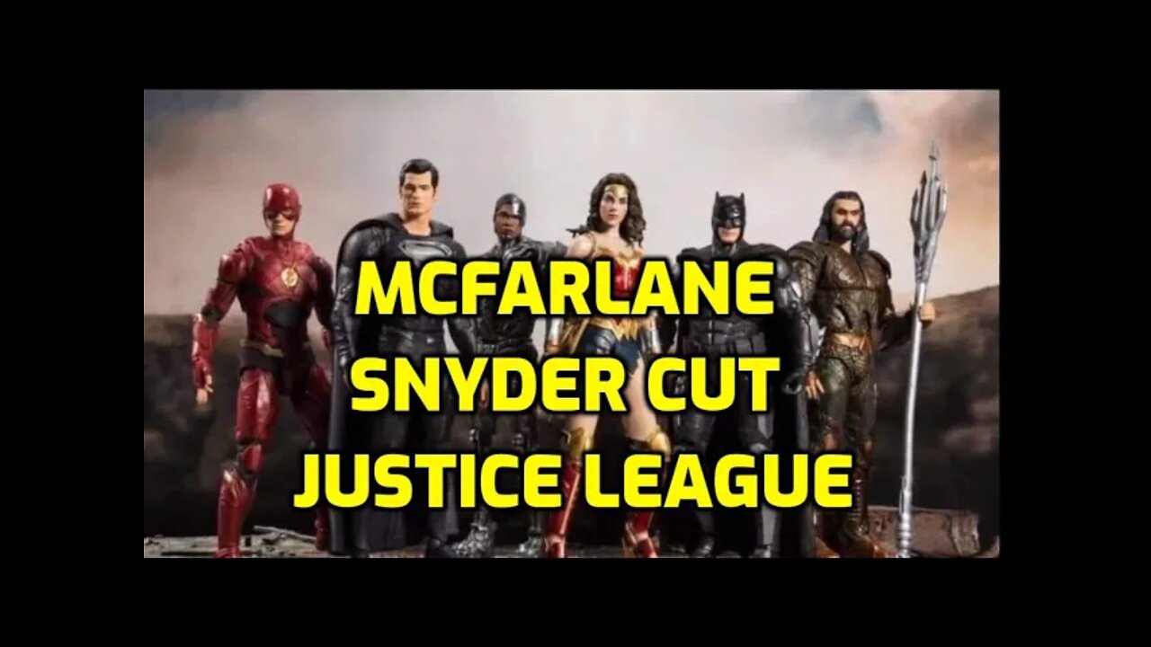 MCFARLANE SNYDER CUT JUSTICE LEAGUE - SUPERMAN, BATMAN, DARKSEID, STEPPENWOLF REVEAL - NINJA KNIGHT