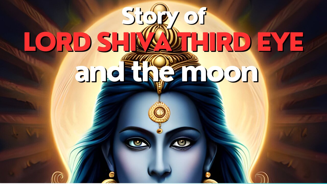 Story of Lard Shiva's Third Eye and Moon