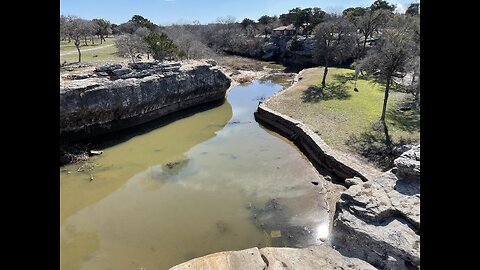 Is Your River Dry or Free Flowing? Tonkawa Falls Crawford Texas