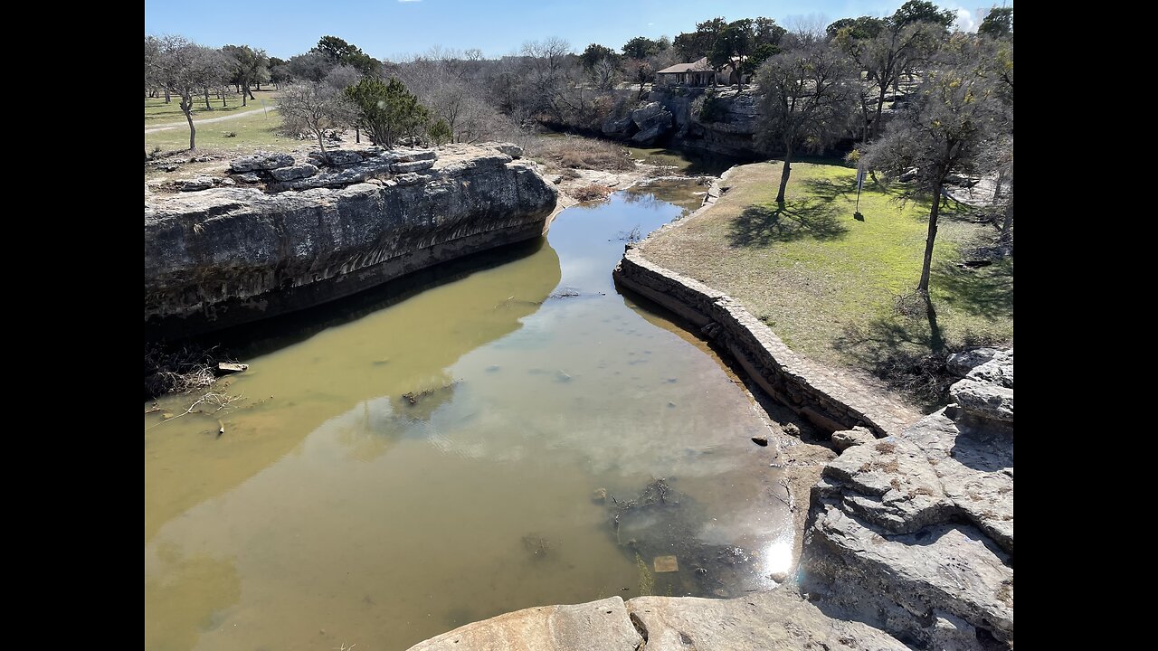 Is Your River Dry or Free Flowing? Tonkawa Falls Crawford Texas