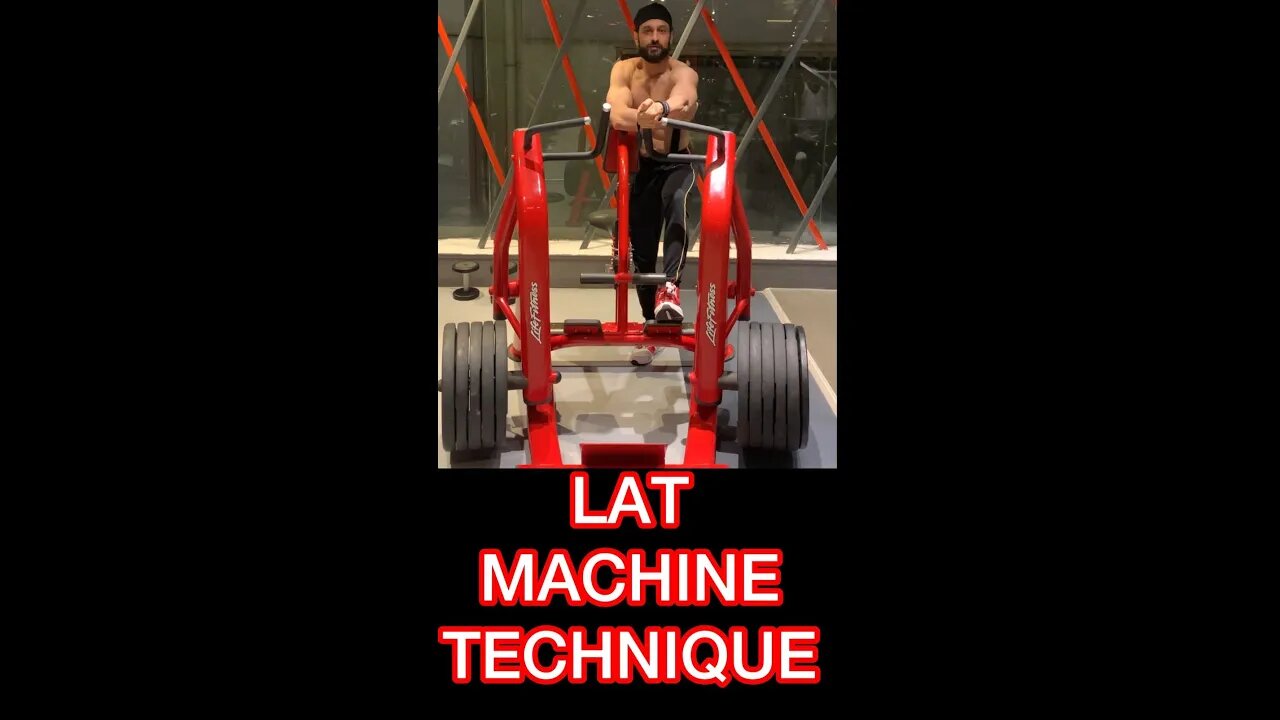 HOW TO USE LAT MACHINE #shorts #youtubeshorts
