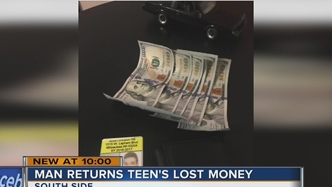 Milwaukee man returns $600 found in lost wallet