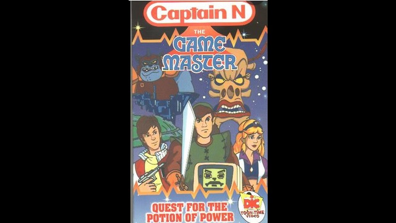 captain n the game master The Legend of Zelda: Quest for the Potion of Power (VHS, 1994)