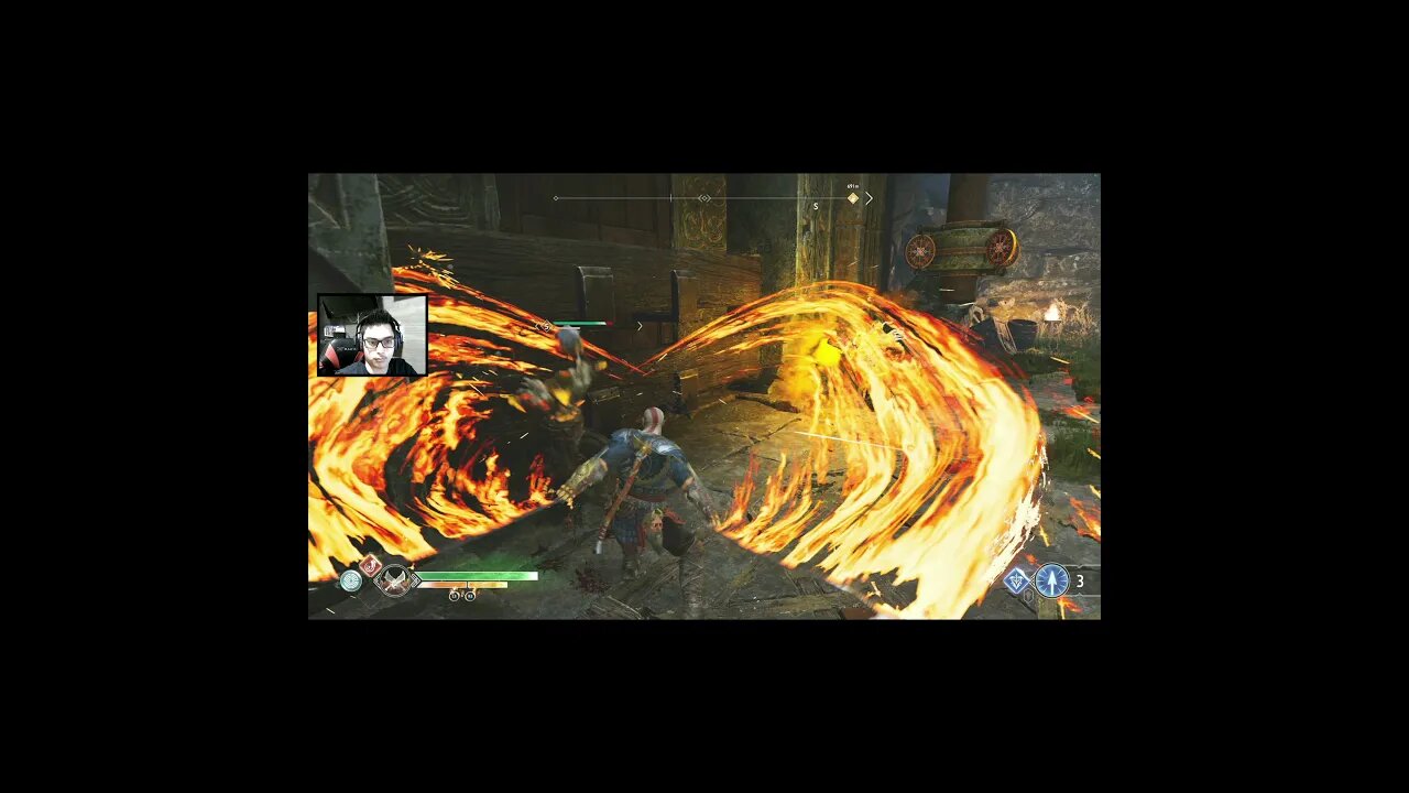 God of War - QUEBRANDO os TOTENS dos DRAGÕES - Completo no CARD FINAL #godofwar #shorts