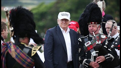 DONALD J TRUMP- SCOTLAND visit 5 1 2023 - IT'S A MAD WORLD- SCOTTY FILMS