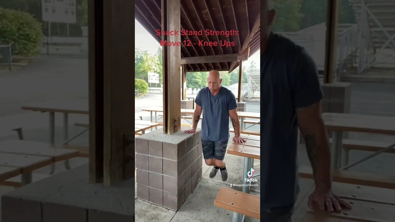 Snack Stand Strength: Move 12 - Knee Up. @Master Phil