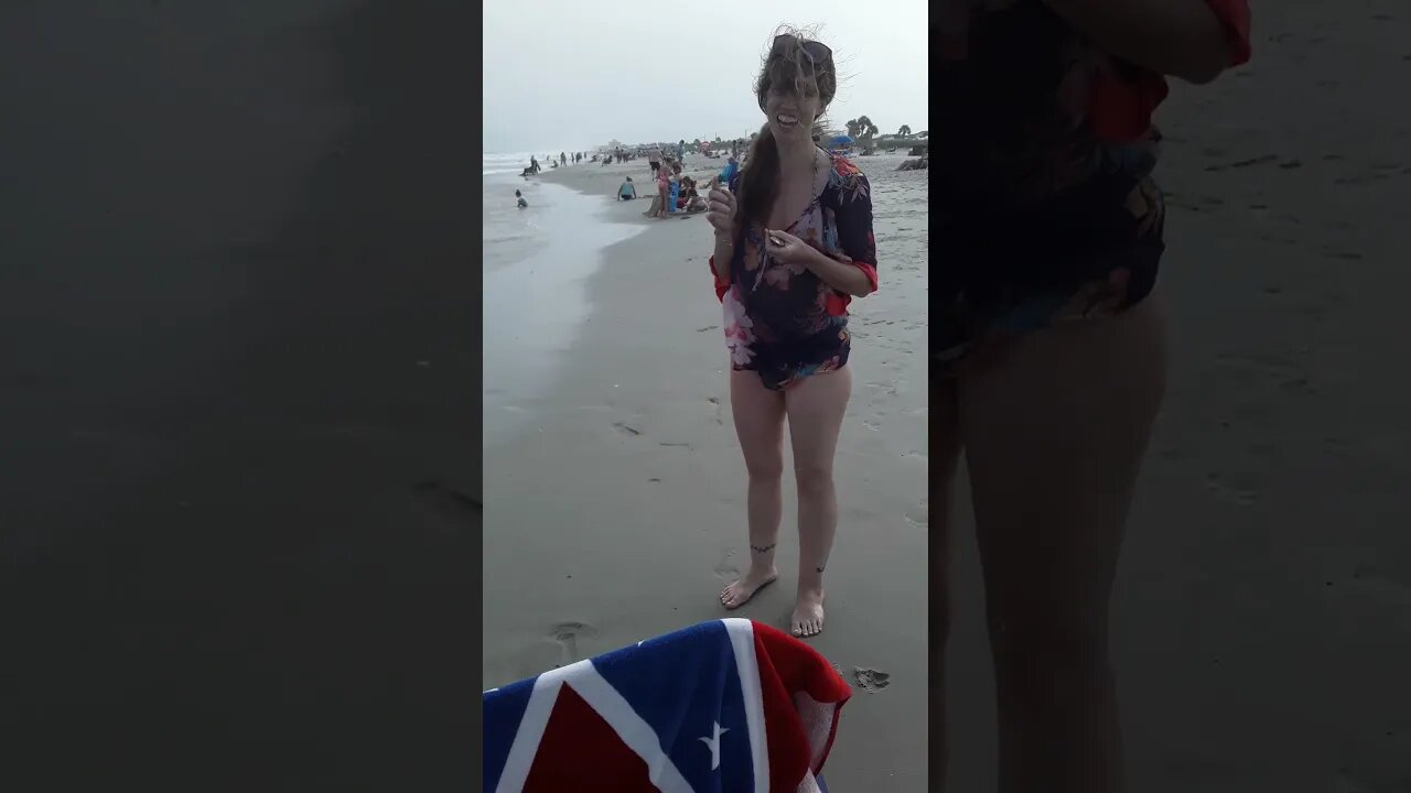 Wifey poo in the ocean 2!