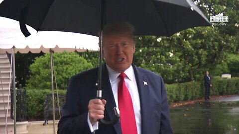 President Trump Delivers Remarks Upon Departure